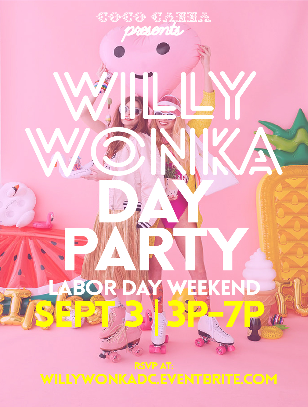 WILLY WONKA DAY PARTY HOSTED BY COCO CANNA Tickets, Sun, Sep 3, 2017 at ...