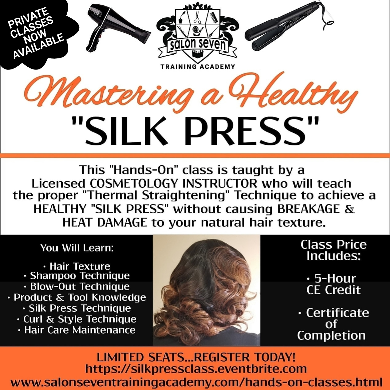 Mastering A Healthy Silk Press Class Registration Multiple