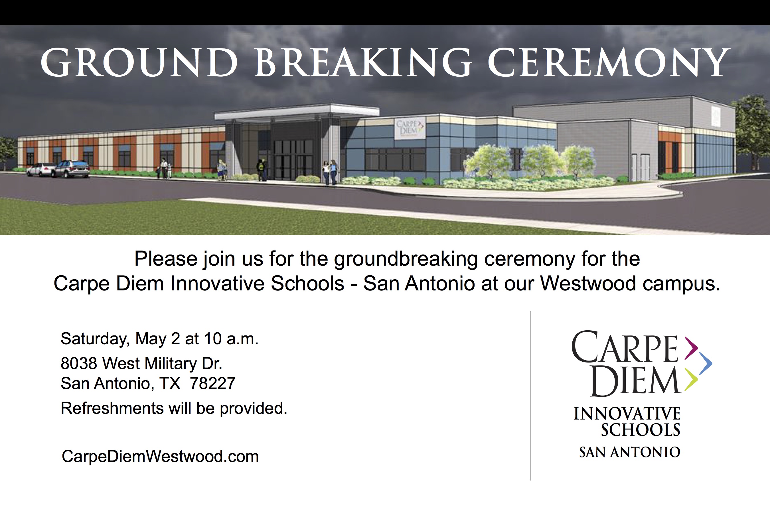 Carpe Diem Innovative Schools San Antonio Groundbreaking Ceremony