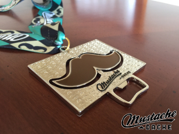 mustache dache medal