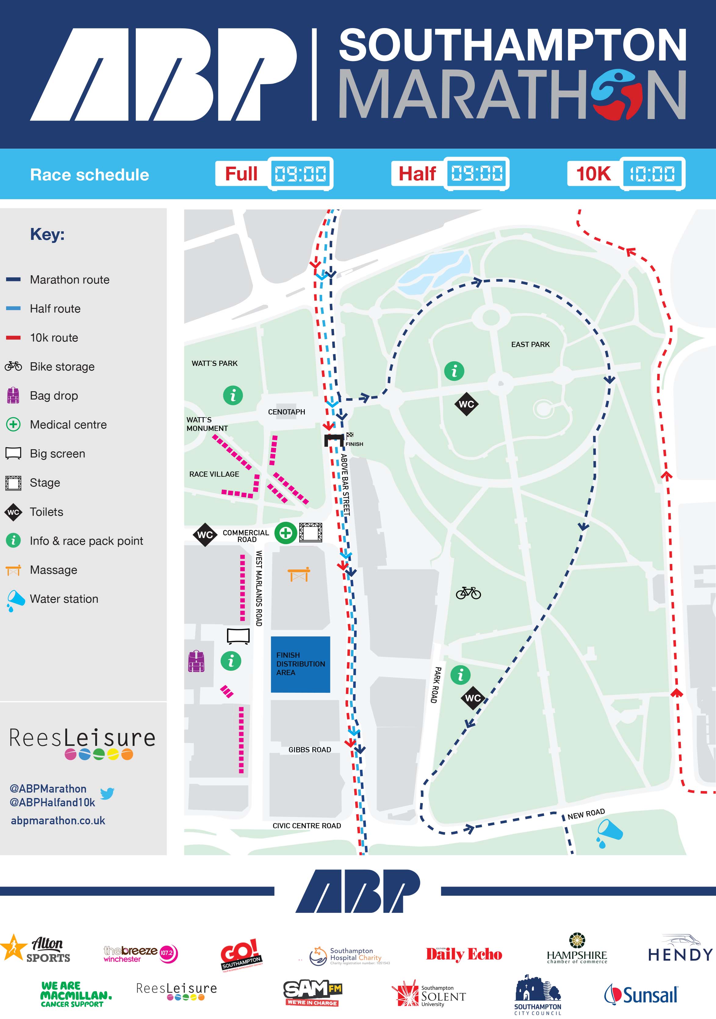 Race Village map 2018