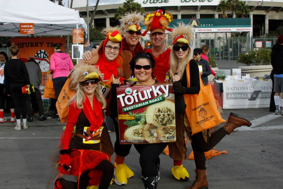 tofurky trot costumed runners