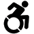 Racing Wheelchair Icon