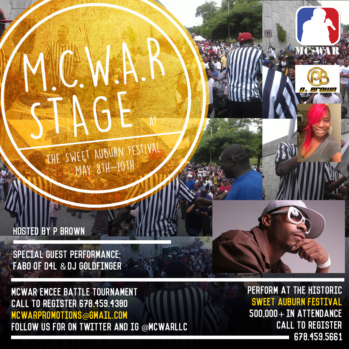 MC WAR STAGE The Annual Sweet Auburn Springfest Tickets, Atlanta