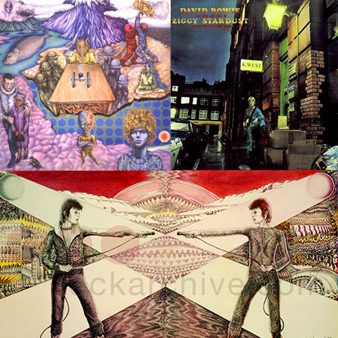 Ziggy Stardust Tour artwork by George Underwood