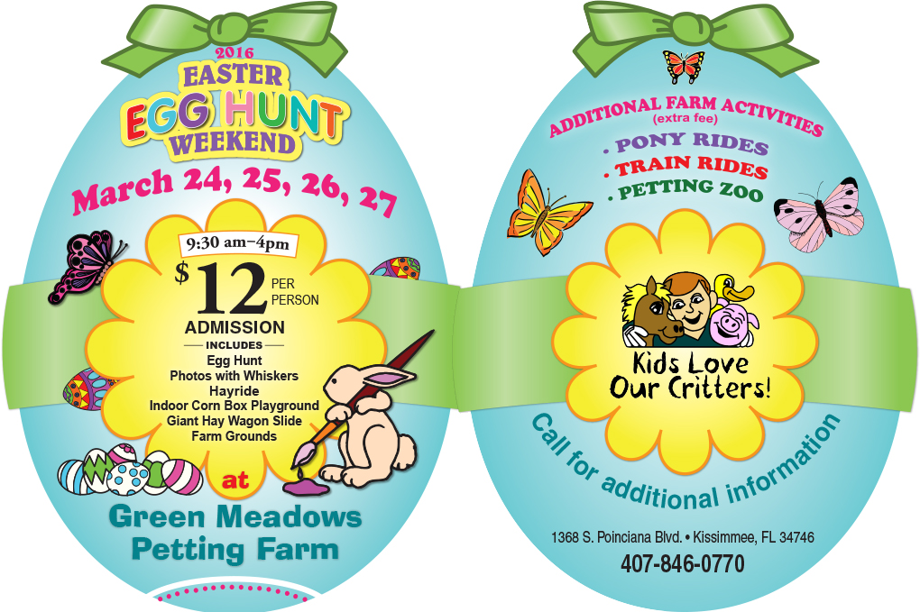 Green Meadows Farm Easter Egg Hunt (FL) Tickets, Multiple Dates