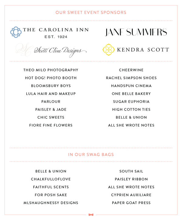 SWV8 Launch Sponsors