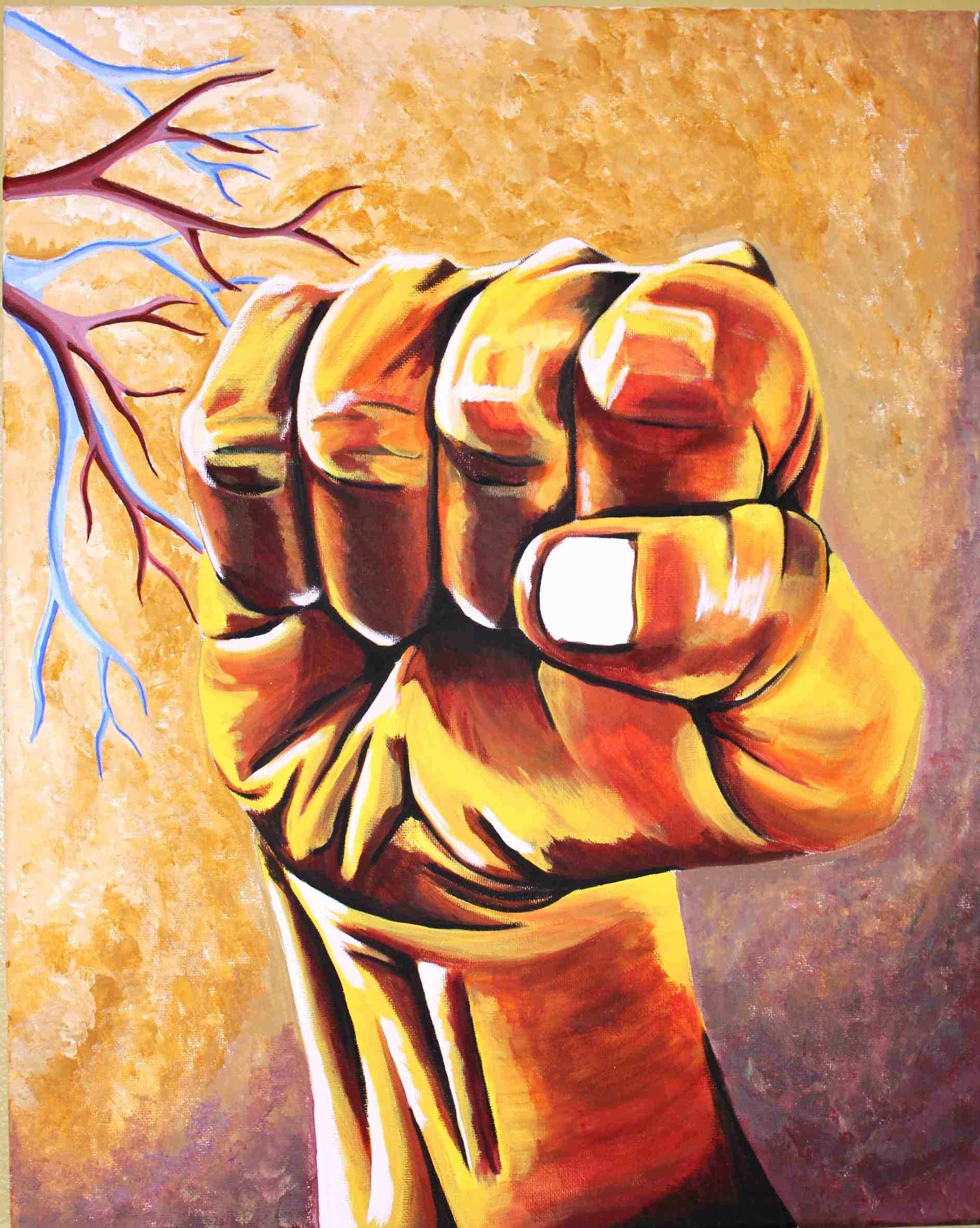 Strength acrylic on canvas