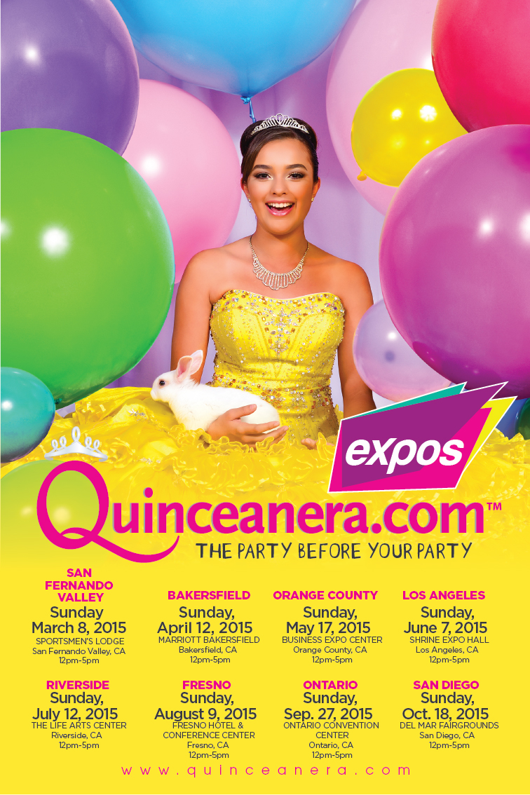 Quinceanera.com Expo and Fashion Show Los Angeles 2015 FREE! Tickets ...