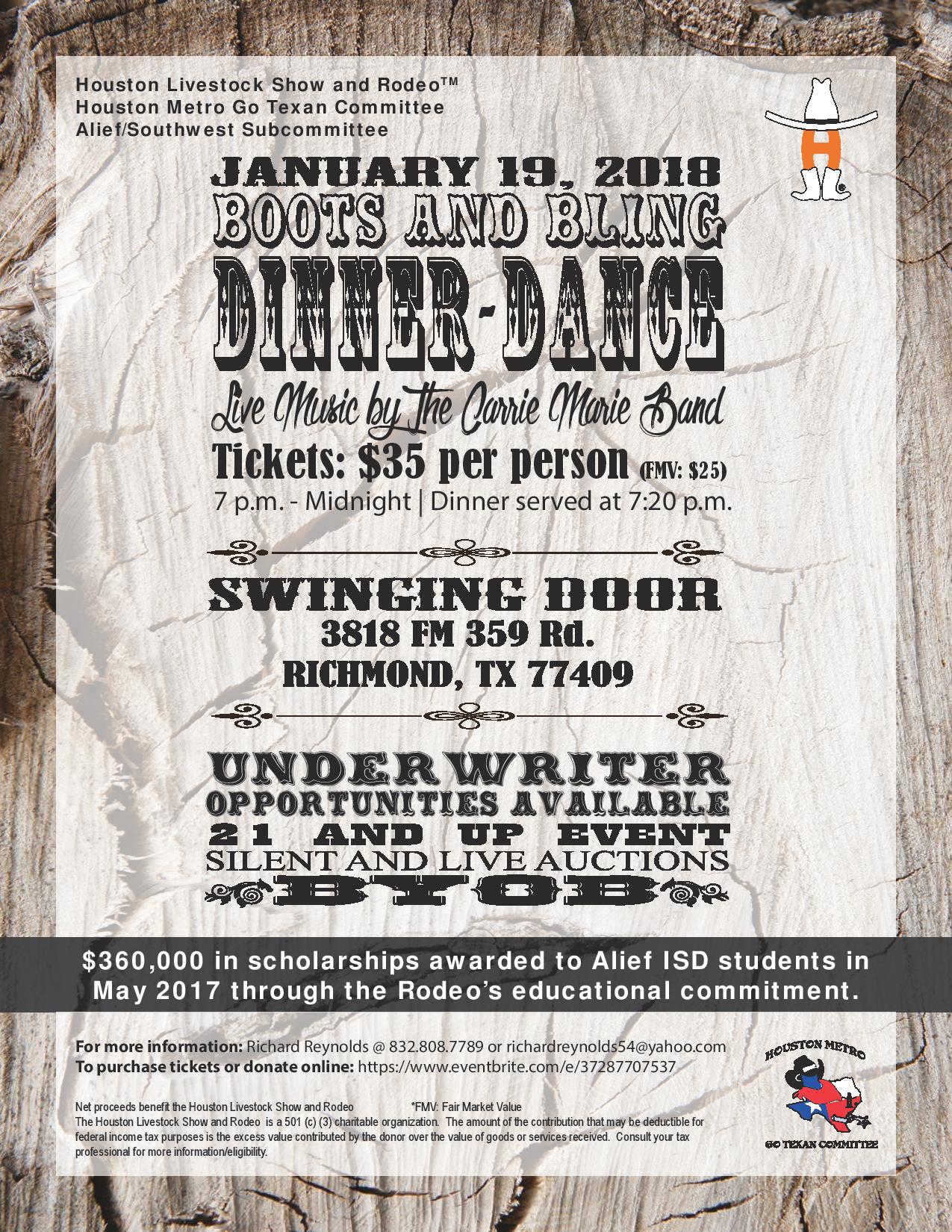 Alief Southwest Boots And Bling Dinner Dance And Auction 20