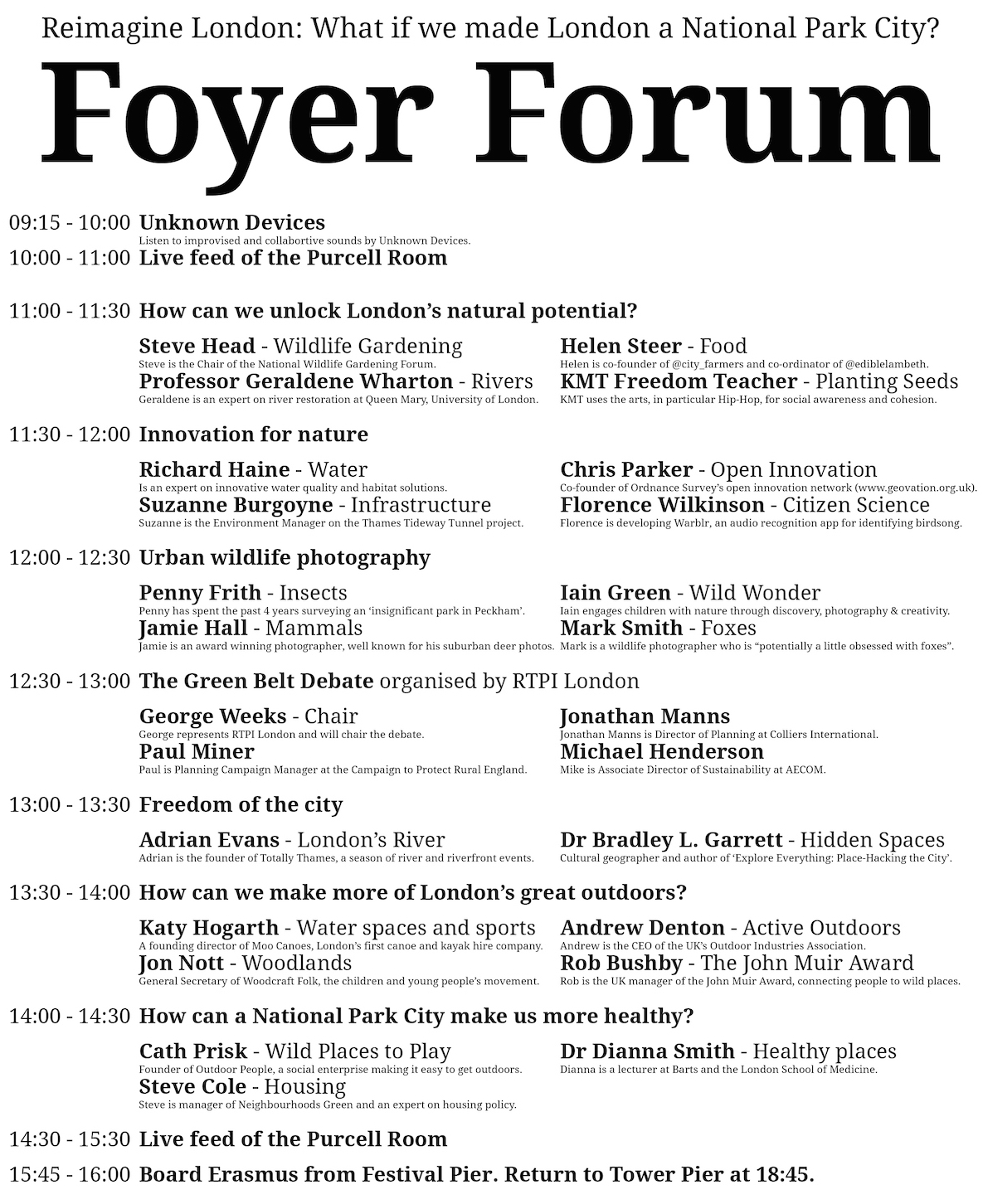 Foyer Forum