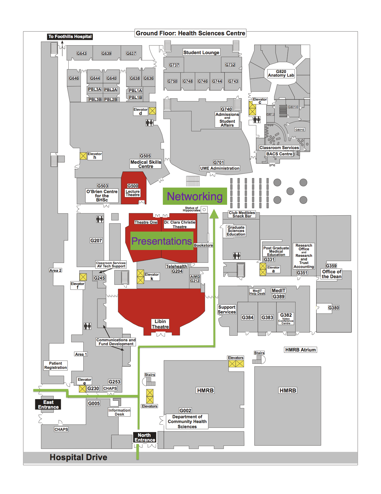 Foothill Campus Map