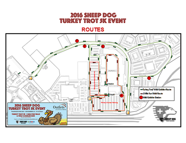 Turkey Trot 5k At The Outlets Of Little Rock Tickets Thu Nov 24 2016 At 9 00 Am Eventbrite