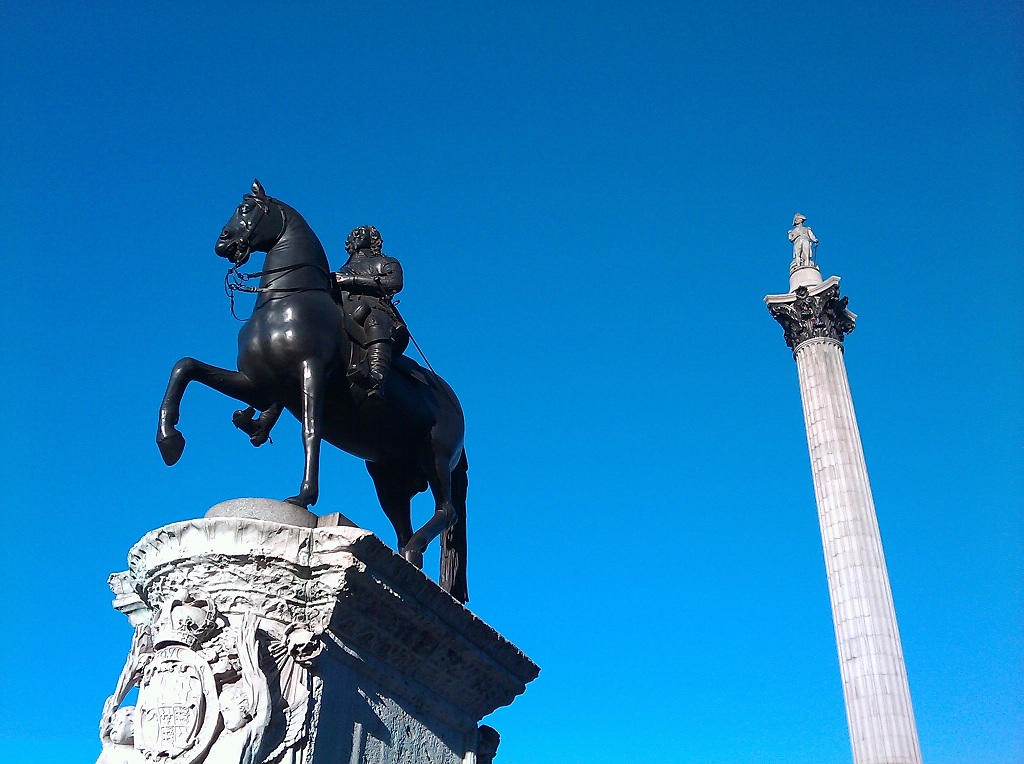 Charles 1 statue in Trafalgar Square