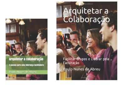 Capas dos livros da série Arquitetar a Colaboraçao