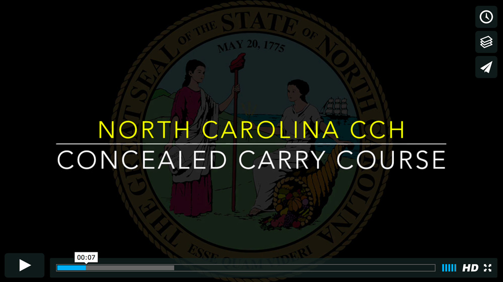 North Carolina Concealed Carry Certification Course June 2017 4 JUN