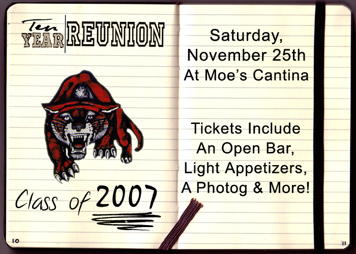 Conant Class of 2007 Reunion - Tickets include: An Open Bar, Light Appetizers, a Photographer & More!