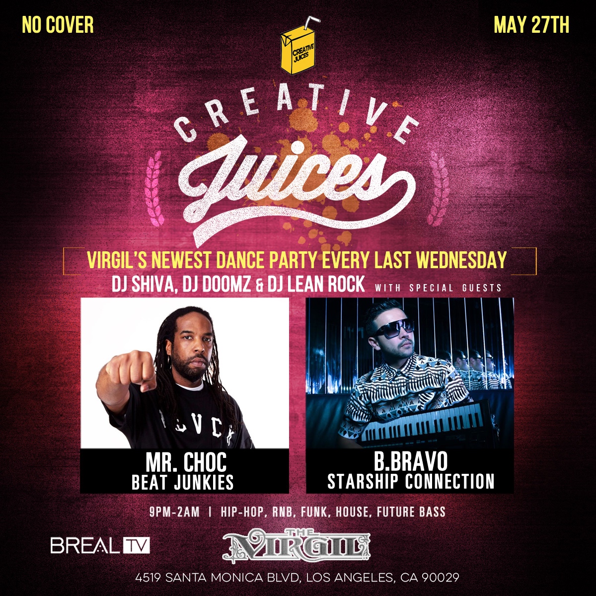 Creative Juices May 2015 Flyer