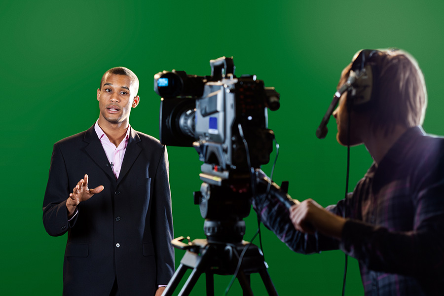 Green Screen News Studio