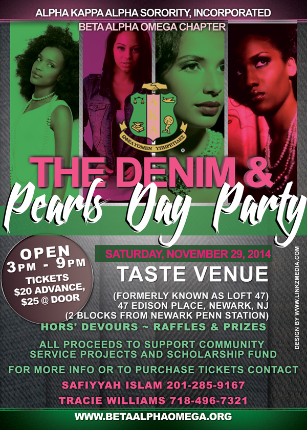 The Denim & Pearls Day Party Tickets, Sat, Nov 29, 2014 at 300 PM