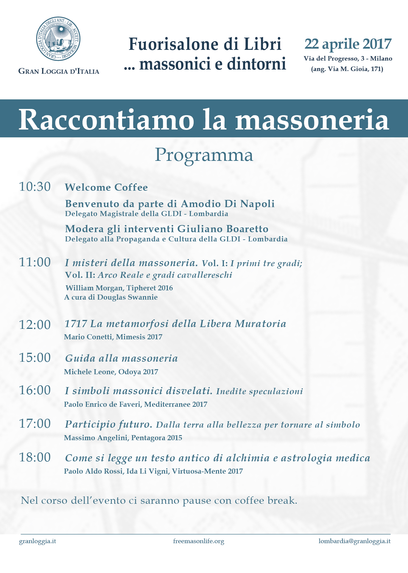 Programma presentazioni
