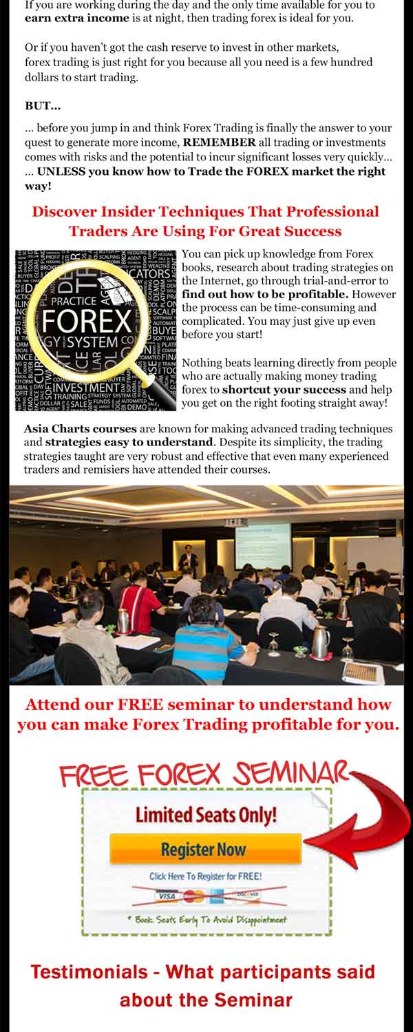 Forex trading seminar in singapore
