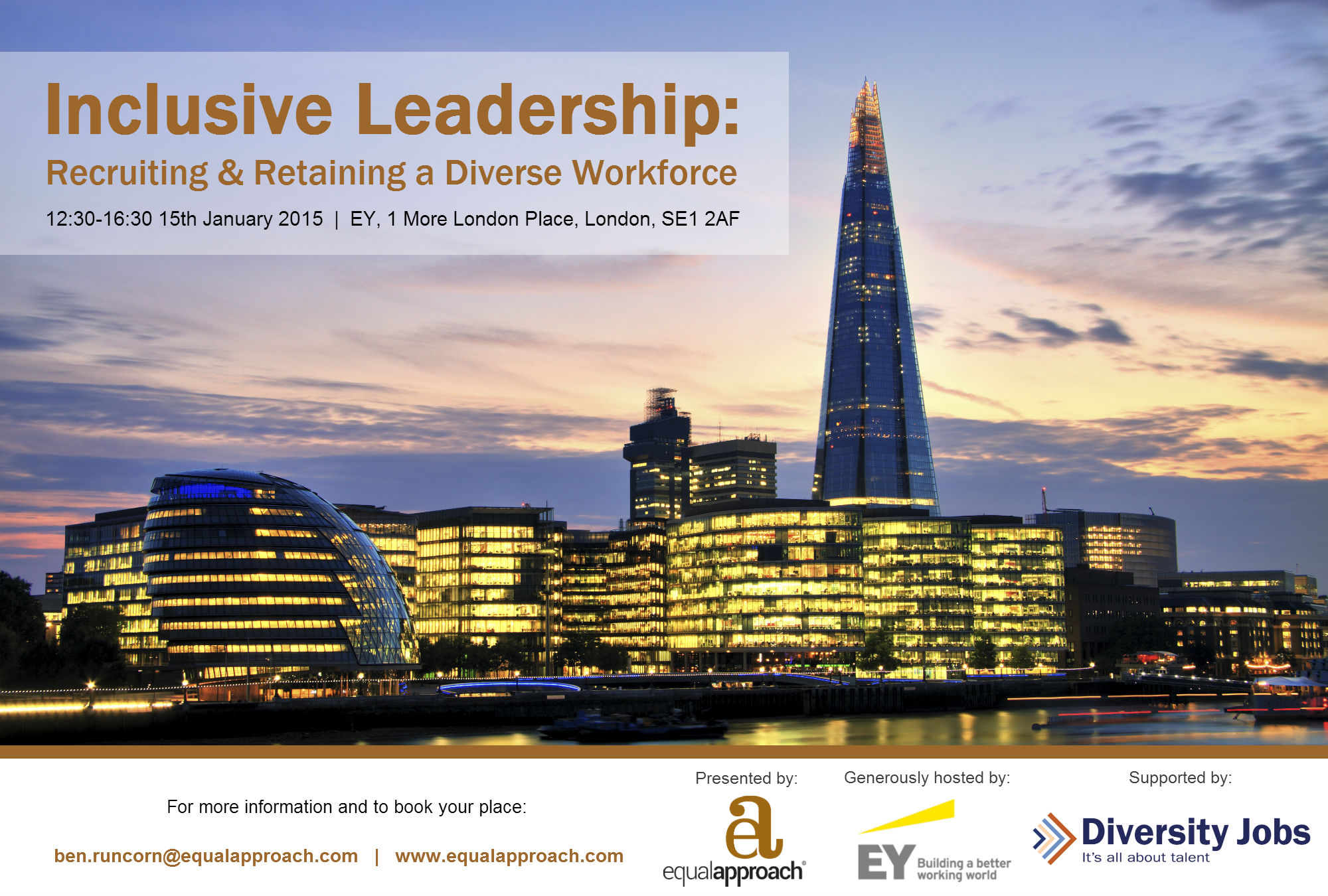 Equal Approach - Inclusive Leadership: Recruiting and Retaining a Diverse Workforce
