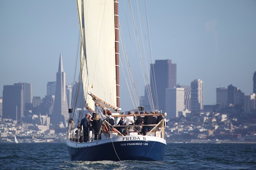 San Francisco Bay Afternoon Sail Freda B