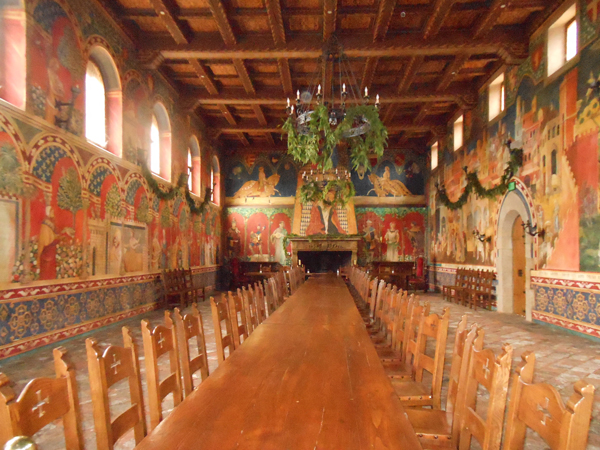 Napa-wine-tour-Castello-di-Amorosa-interior