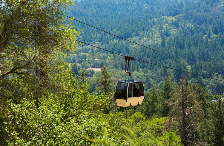 Sterling Vineyards cable car gondola