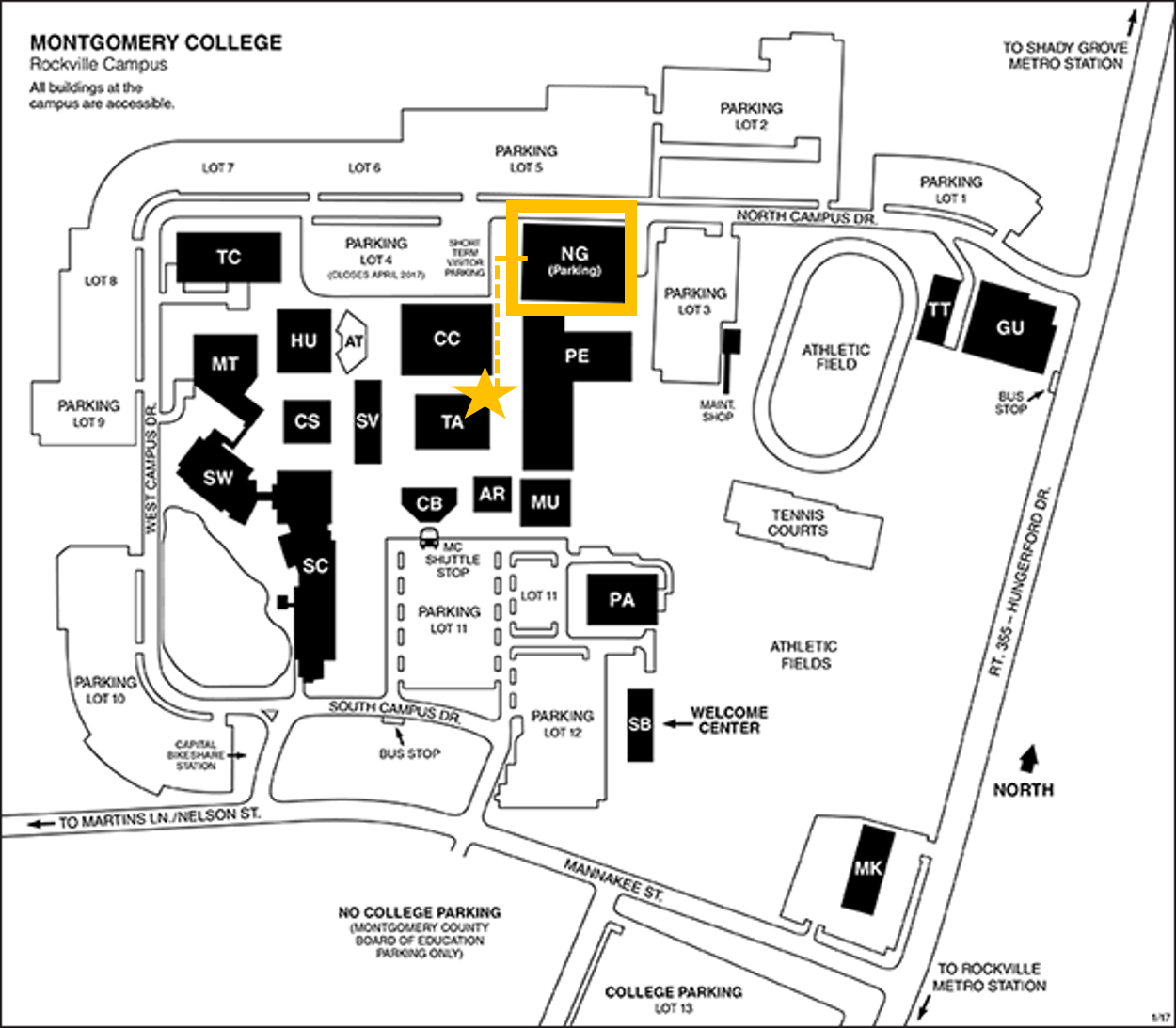 Montgomery College Rockville Campus Map Montgomery College Rockville Campus Map | Campus Map