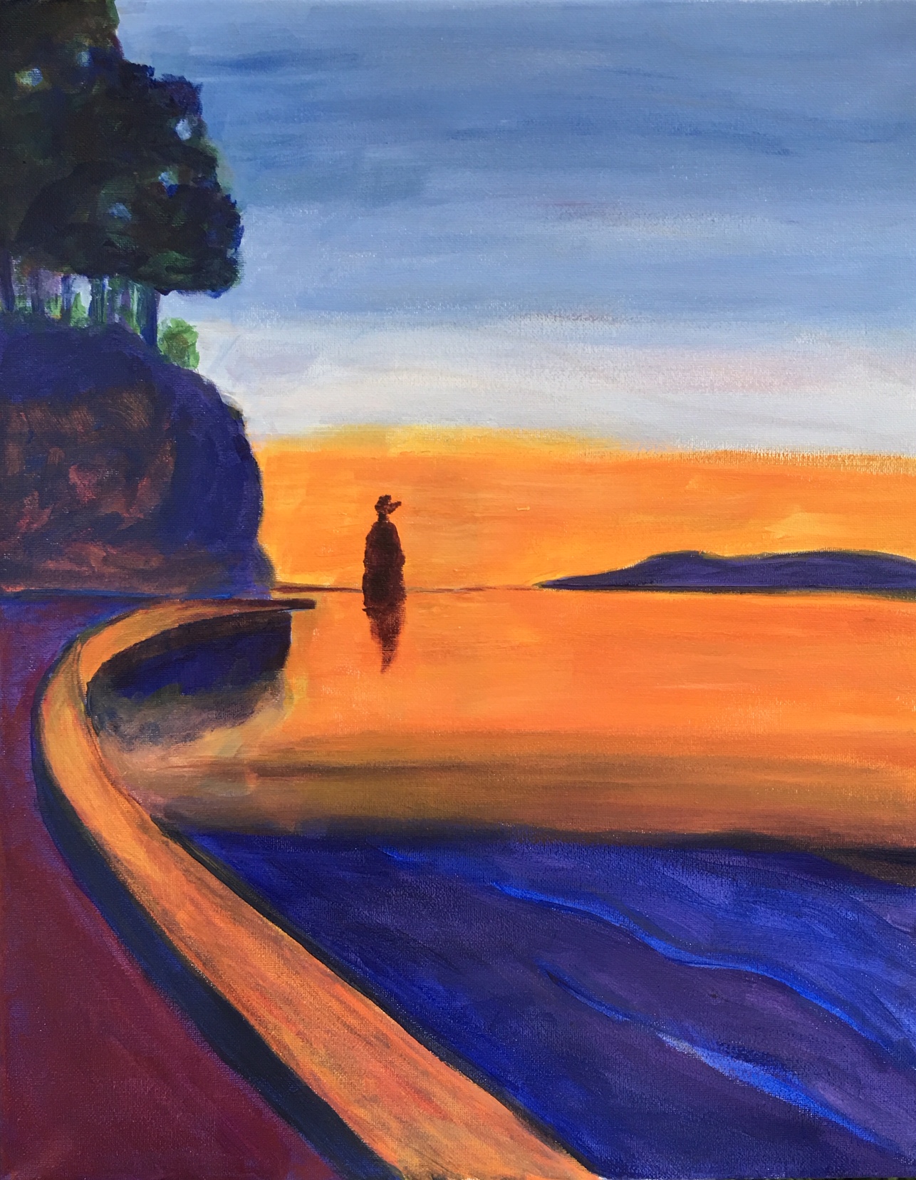 Seawall by Stanley Park Paint & Sip Night Art Painting, Drink & Food