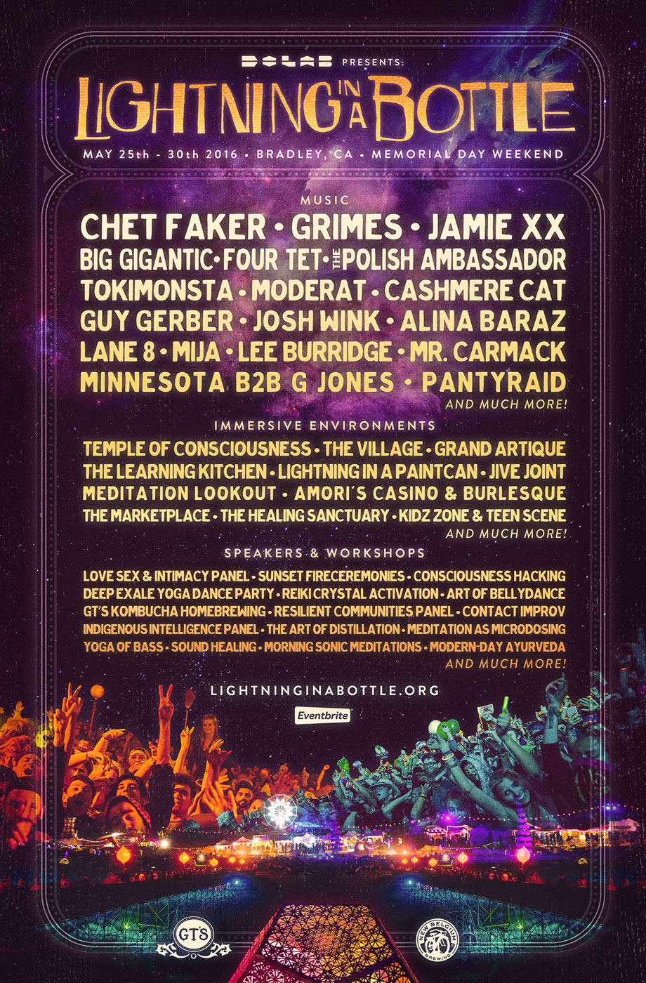 Lightning in a Bottle 2016 comprehensive lineup