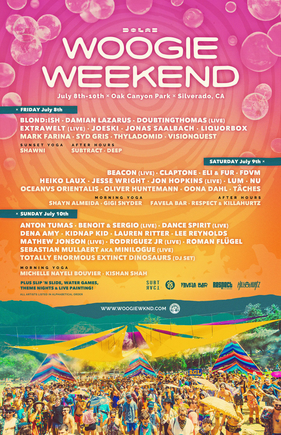 Woogie Weekend 2016 Lineup