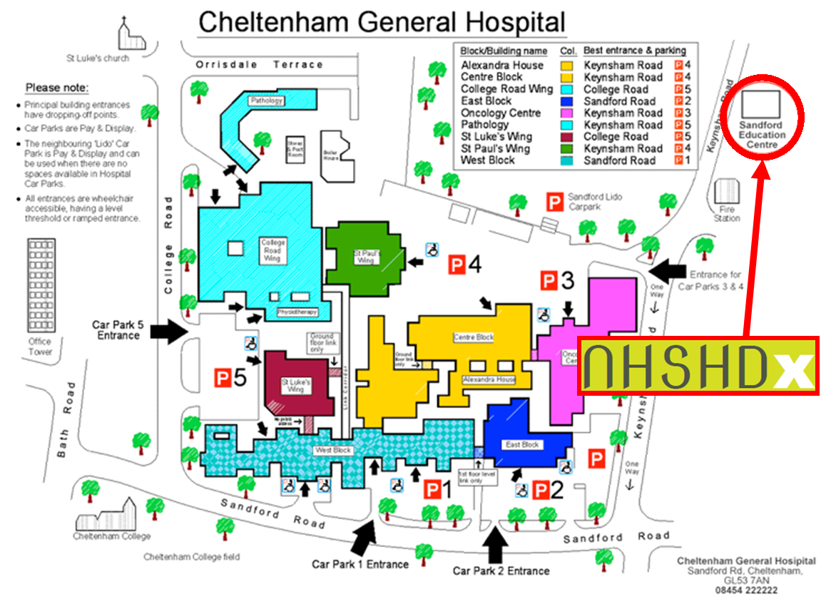 gloucester-royal-hospital-map