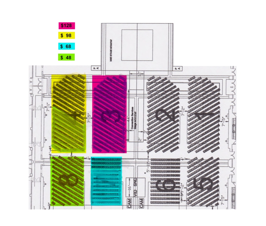 seating map