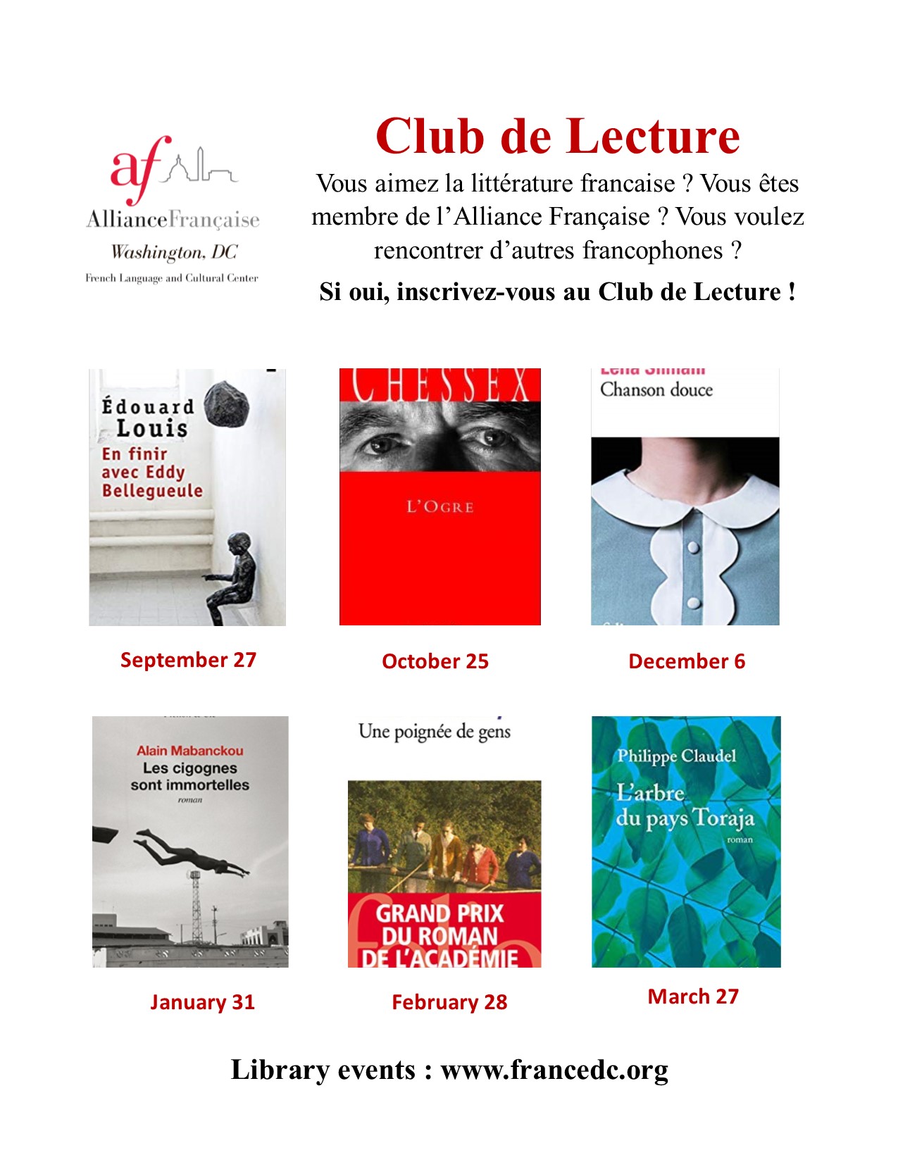 Club de Lecture 2019 2020
