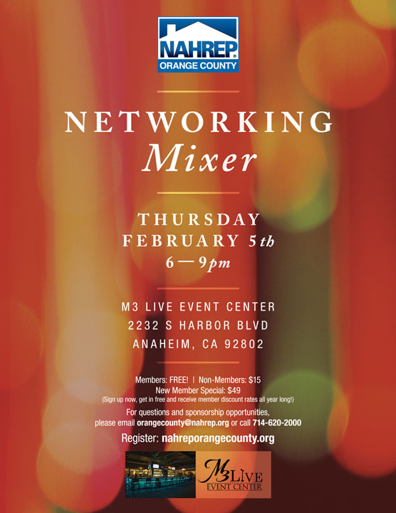 NAHREP Orange County Networking Mixer Tickets, Thu, Feb 5, 2015 at 600