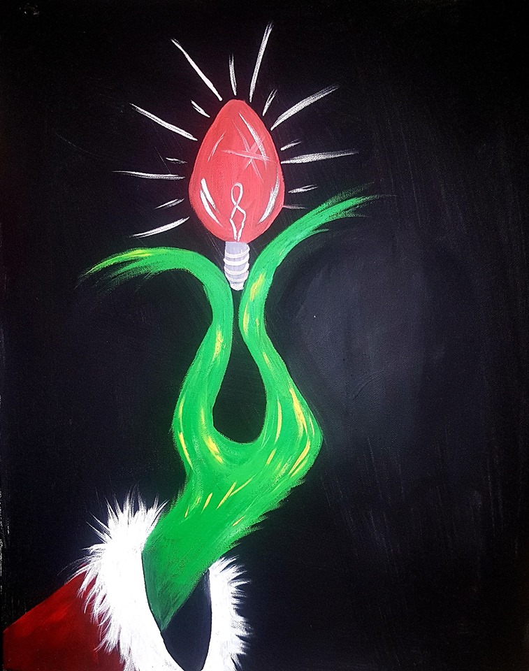 Paint Merry GRINCH Coquitlam Townhall Public House 18 DEC 2018