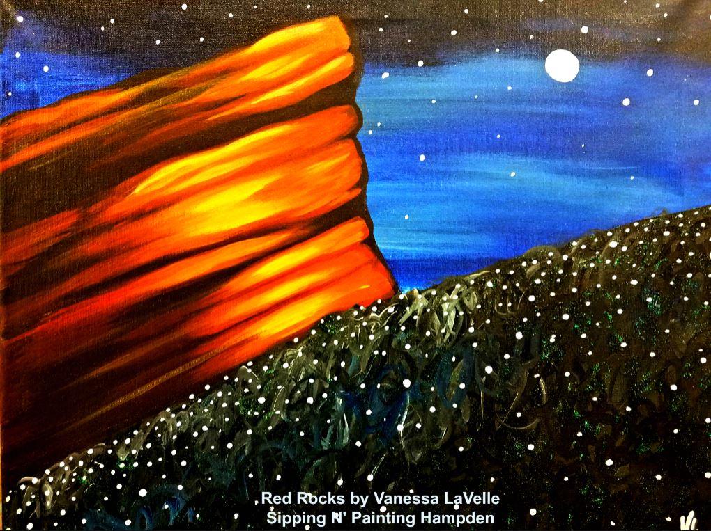 Paint Wine Denver Red Rocks Tues July 7th 6:30pm $30