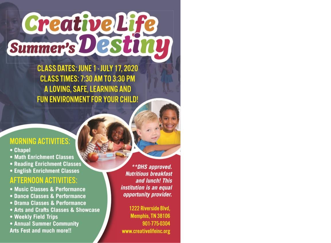 Creative Life Summer's Destiny Camp