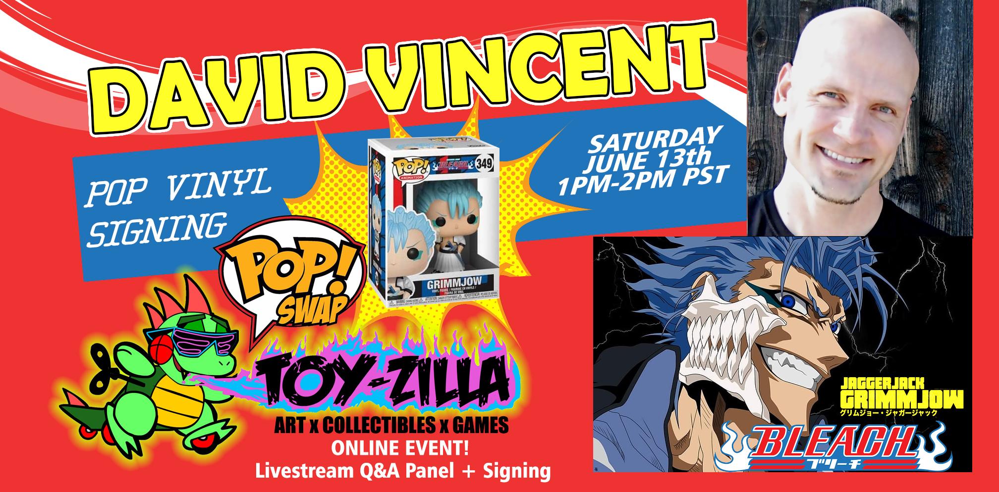 Funko POP SWAP SIGNING #3 TOY-ZILLA with David Vincent