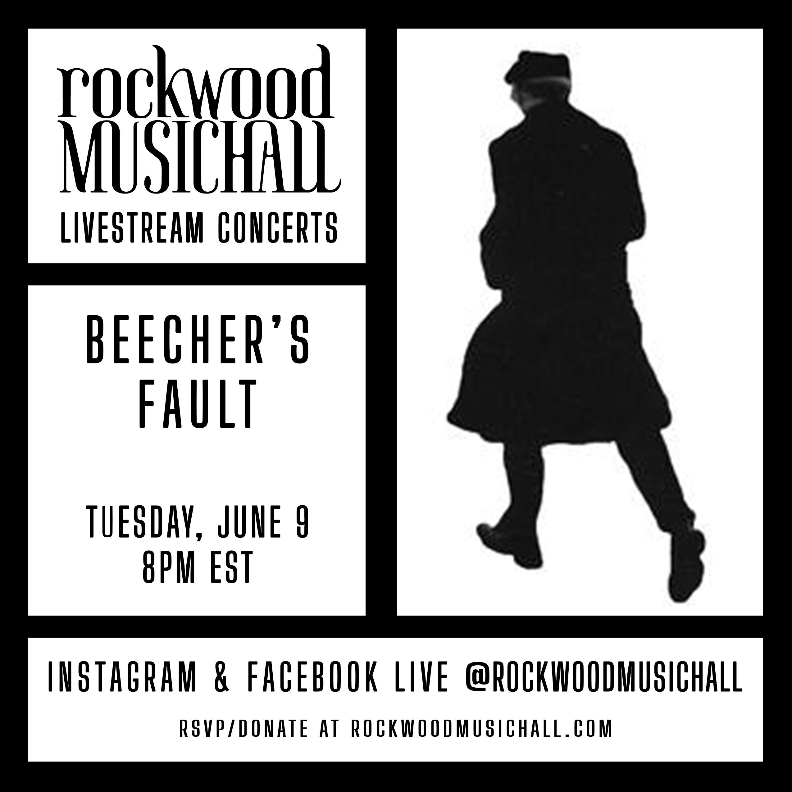 Beecher's Fault - FACEBOOK and INSTAGRAM LIVE