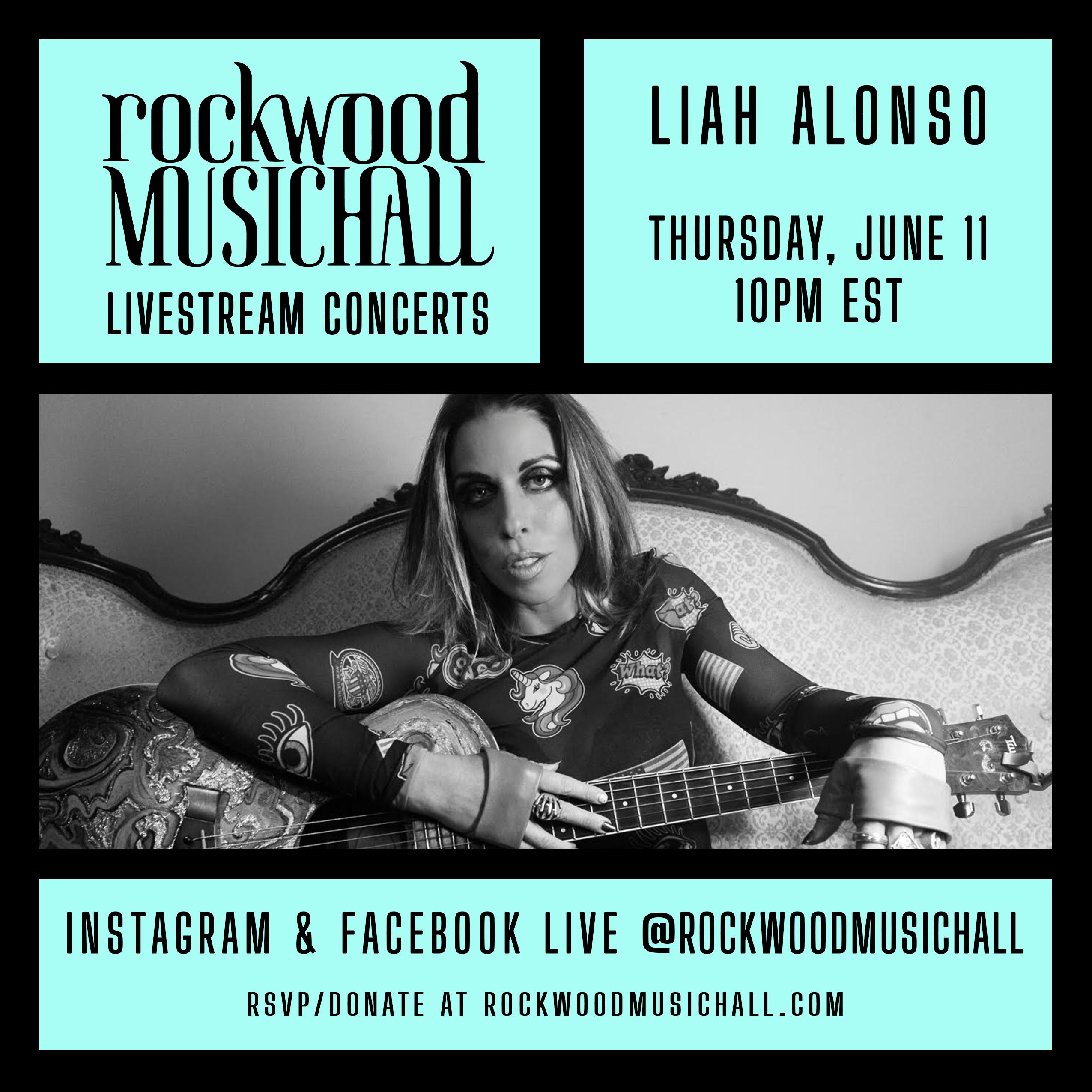 Liah Alonso - FACEBOOK and INSTAGRAM LIVE