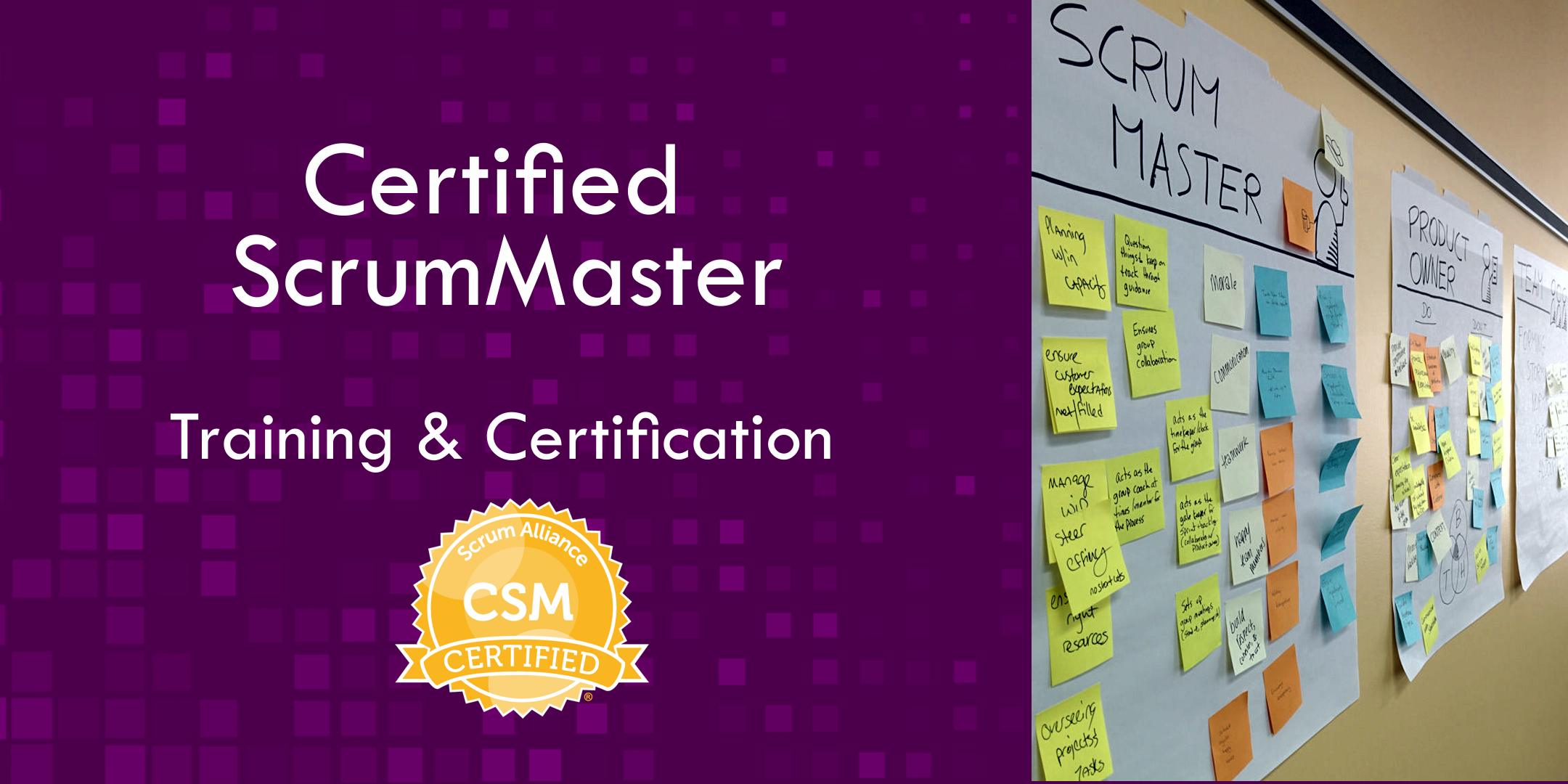 Certified Scrum Master CSM class (virtual, live, no slides)