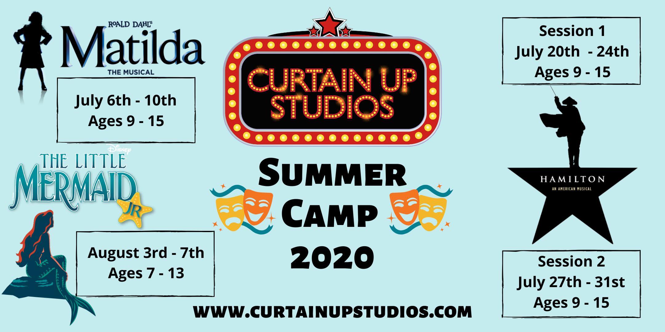 Curtain Up Studios Musical Theatre Summer Camp 2020