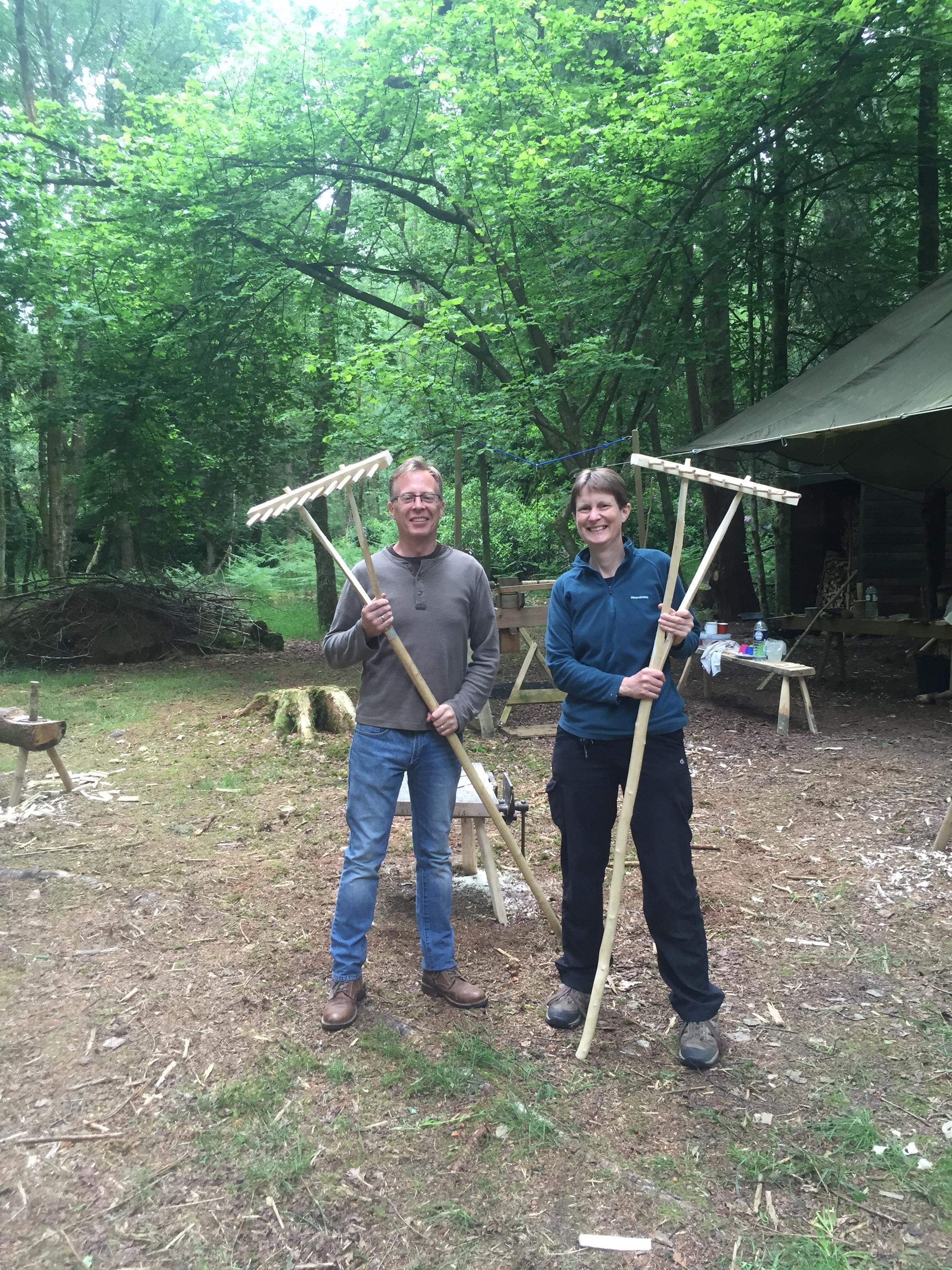 Rake Making Green Woodworking Course October 18 Oct 2020