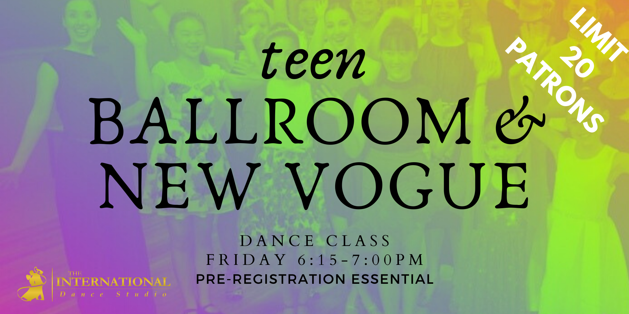 Term 3 Teen Youth Ballroom & New Vogue Dance Class