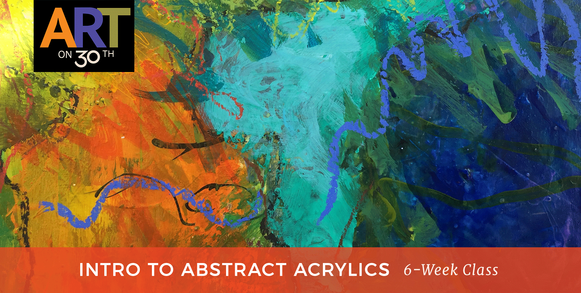 TUE AM - Intro to Abstract Acrylic Painting with Kristen Ide