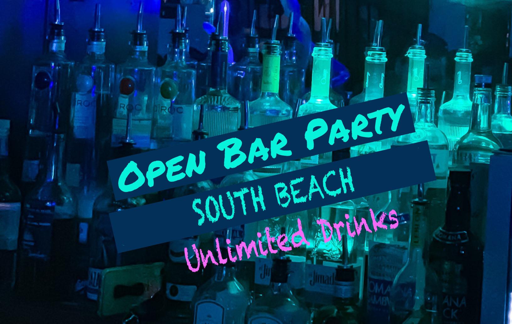 OPEN BAR PARTIES in SOUTH BEACH